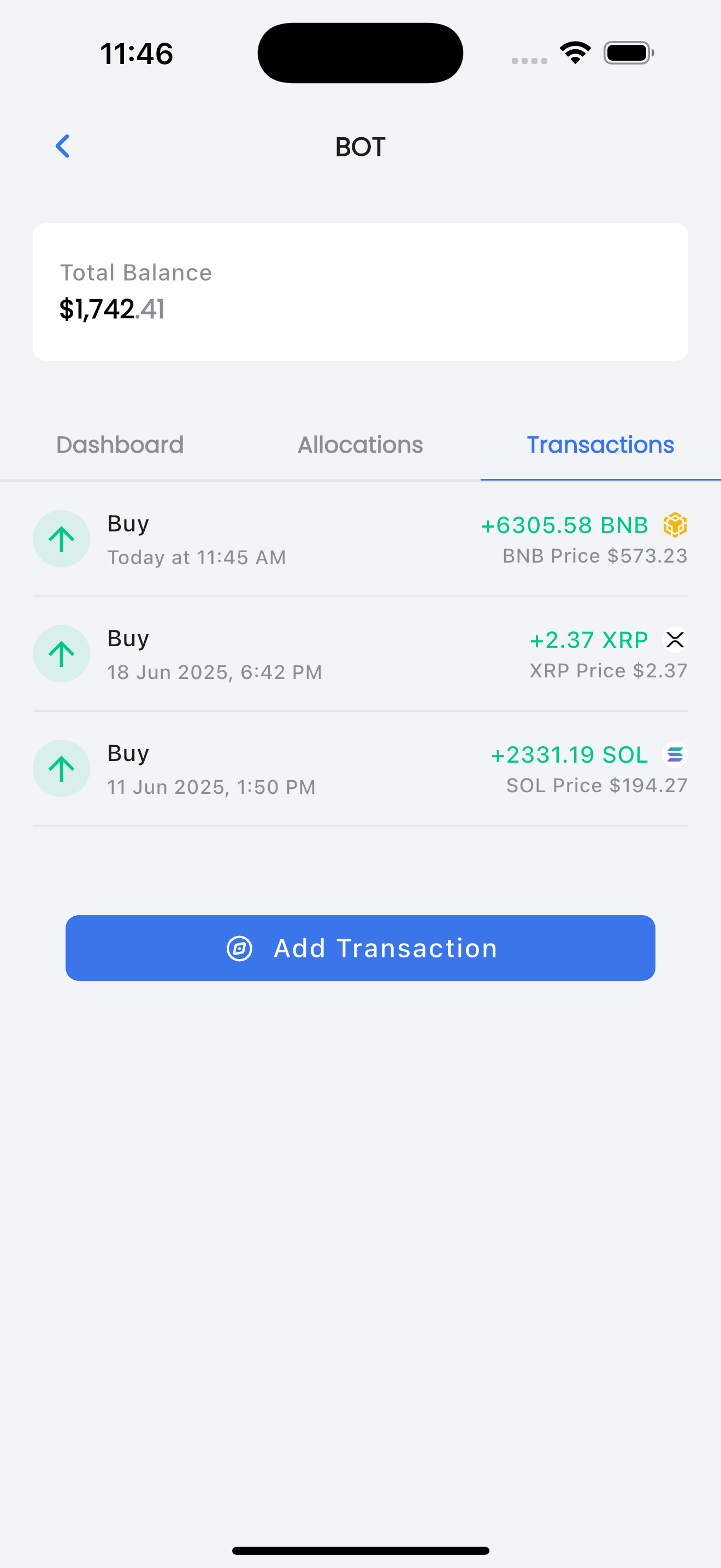 Mobile Trading App